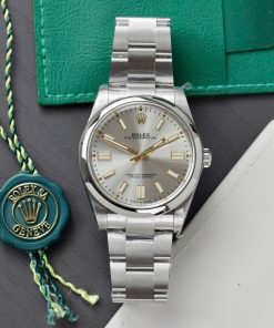 Rolex Oyster Perpetual 124300 Best Replica Watch Silver Dial VS Factory 41mm (10)