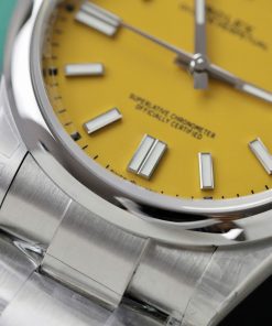 Rolex Oyster Perpetual 124300 Best Replica Watch Yellow Dial VS Factory 41mm (2)