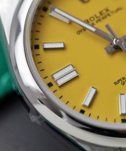 Rolex Oyster Perpetual 124300 Best Replica Watch Yellow Dial VS Factory 41mm (2)