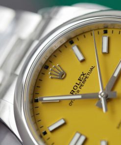 Rolex Oyster Perpetual 124300 Best Replica Watch Yellow Dial VS Factory 41mm (2)