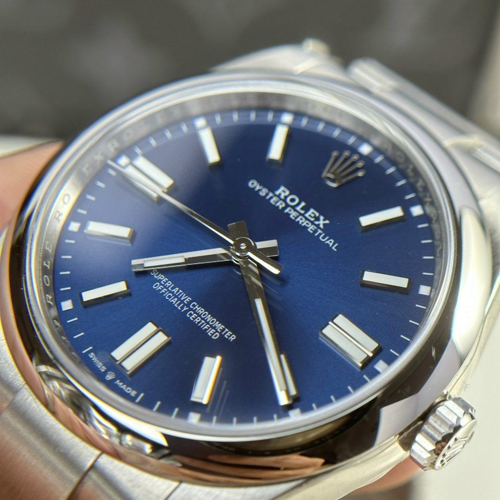 Rolex Oyster Perpetual 124300 Blue Dial Best Replica Clean Factory