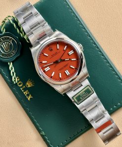 Rolex Oyster Perpetual 124300 Replica Watch Red Dial King Factory 41mm (1)