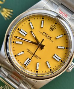 Rolex Oyster Perpetual 124300 Replica Watch Yellow Dial King Factory 41mm (2)