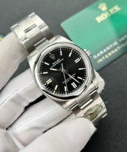 Rolex Oyster Perpetual 126000 Black Dial Replica Clean Factory 36mm (4)