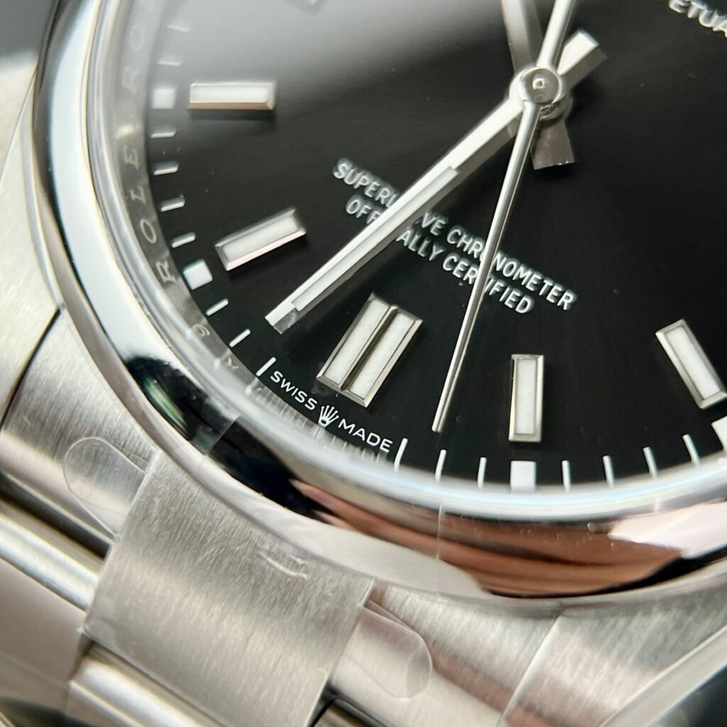 Rolex Oyster Perpetual 126000 Black Dial Replica Clean Factory 36mm (4)