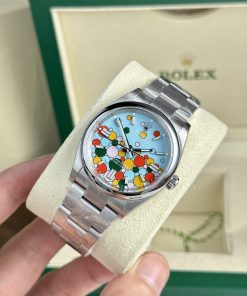 Rolex Oyster Perpetual 126000 Ice Blue Celebration Dial Clean Factory 36mm (15)