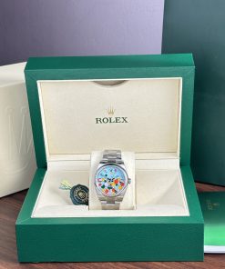 Rolex Oyster Perpetual 126000 Ice Blue Celebration Dial Clean Factory 36mm (15)
