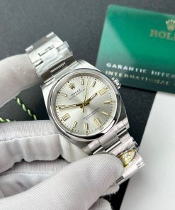 Rolex Oyster Perpetual 126000 Replica Watches Clean Factory Silver Dial 36mm (4)