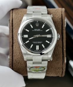 Rolex Oyster Perpetual Best Replica Watch Black Dial Clean Factory 41mm (2)
