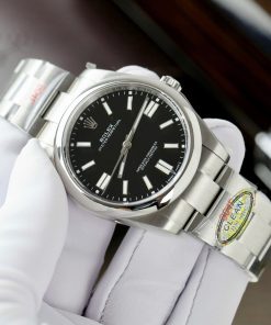 Rolex Oyster Perpetual Best Replica Watch Black Dial Clean Factory 41mm (2)