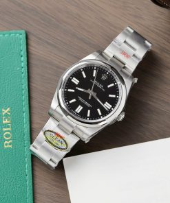 Rolex Oyster Perpetual Best Replica Watch Black Dial Clean Factory 41mm (2)