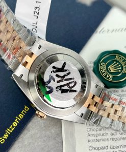 Rolex Replica Watch DateJust Gold Wrapped Fluted Dial GM 41mm (2)