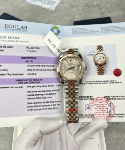 Rolex Replica Watch DateJust Gold Wrapped Fluted Dial GM 41mm (2)