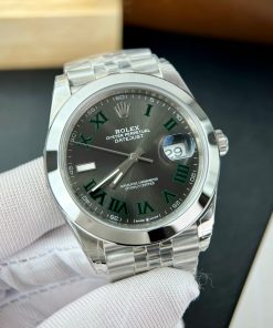 Rolex Replica Watches DateJust 126300 Wimbledon Dial VS Factory 41mm (10)