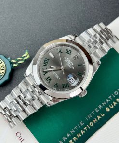 Rolex Replica Watches DateJust 126300 Wimbledon Dial VS Factory 41mm (9)