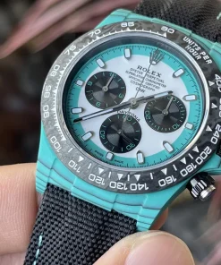 Rolex Replica Watches Daytona Carbon Sky Color DIW Factory 40mm (7)