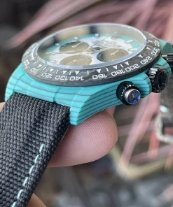 Rolex Replica Watches Daytona Carbon Sky Color DIW Factory 40mm (7)