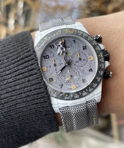 Rolex Replica Watches Daytona Custom Full Carbon Diw Factory (1)