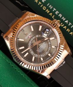 Rolex Sky-Dweller 326235 Rose Gold Replica 11 Watch Noob Factory 42mm (2)