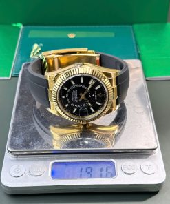 Rolex Sky-Dweller 326238 Replica Watch Black Dial Weight 190 Gram ZF Factory 42mm (2)