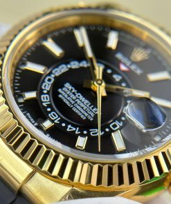 Rolex Sky-Dweller 326238 Replica Watch Black Dial Weight 190 Gram ZF Factory 42mm (2)