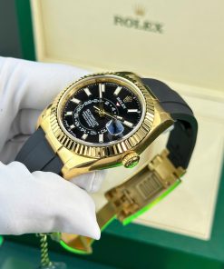 Rolex Sky-Dweller 326238 Replica Watch Black Dial Weight 190 Gram ZF Factory 42mm (2)