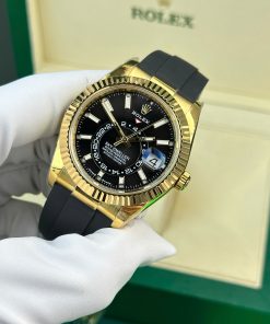 Rolex Sky-Dweller 326238 Replica Watch Black Dial Weight 190 Gram ZF Factory 42mm (2)
