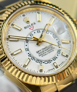 Rolex Sky-Dweller 326238 Replica Watch White Dial Weight 190 Gram ZF Factory 42mm (2)