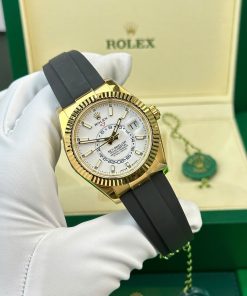 Rolex Sky-Dweller 326238 Replica Watch White Dial Weight 190 Gram ZF Factory 42mm (2)