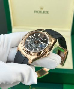 Rolex Sky-Dweller 326935 Dial Rhodium Replica Watches Weight 190 Gram ZF Factory 42mm (1)