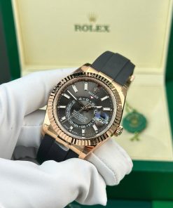Rolex Sky-Dweller 326935 Dial Rhodium Replica Watches Weight 190 Gram ZF Factory 42mm (1)