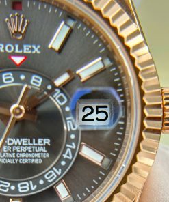 Rolex Sky-Dweller 326935 Dial Rhodium Replica Watches Weight 190 Gram ZF Factory 42mm (5)