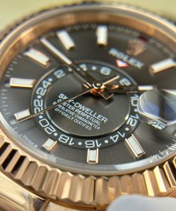 Rolex Sky-Dweller 326935 Dial Rhodium Replica Watches Weight 190 Gram ZF Factory 42mm (6)