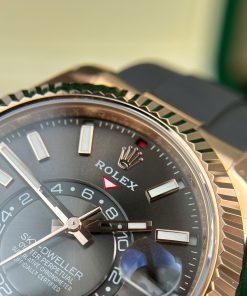 Rolex Sky-Dweller 326935 Dial Rhodium Replica Watches Weight 190 Gram ZF Factory 42mm (7)