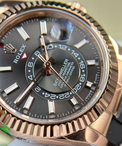 Rolex Sky-Dweller 326935 Dial Rhodium Replica Watches Weight 190 Gram ZF Factory 42mm (8)