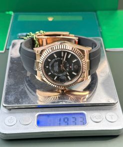 Rolex Sky-Dweller 326935 Dial Rhodium Replica Watches Weight 190 Gram ZF Factory 42mm (9)