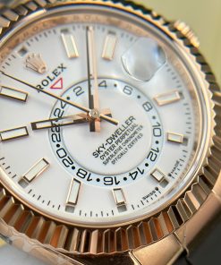 Rolex Sky-Dweller 336235 White Dial Replica 11 Watch Weight 190 Gram ZF Factory 42mm (2)