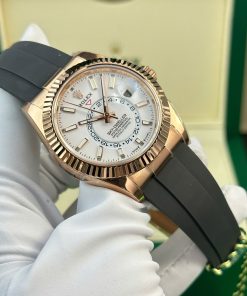 Rolex Sky-Dweller 336235 White Dial Replica 11 Watch Weight 190 Gram ZF Factory 42mm (2)