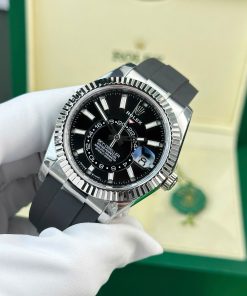 Rolex Sky-Dweller 336239 Black Dial Replica Watch Weight 190 Gram ZF Factory 42mm (2)