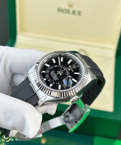 Rolex Sky-Dweller 336239 Black Dial Replica Watch Weight 190 Gram ZF Factory 42mm (2)