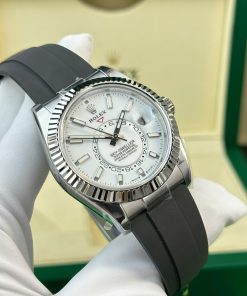 Rolex Sky-Dweller 336239 White Dial Replica Watch Weight 190 Gram ZF Factory 42mm (2)