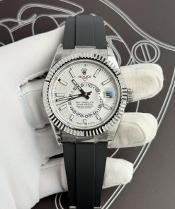 Rolex Sky-Dweller 336239 White Dial Replica Watches 42mm (5)