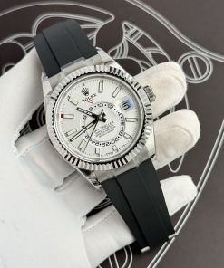 Rolex Sky-Dweller 336239 White Dial Replica Watches 42mm (5)