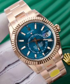 Rolex Sky-Dweller 336935 Replica Watches Best Quality Blue 42mm (4)