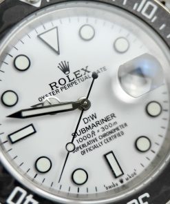 Rolex Submariner DIW Replica Watches Carbon White Dial 40mm (2)