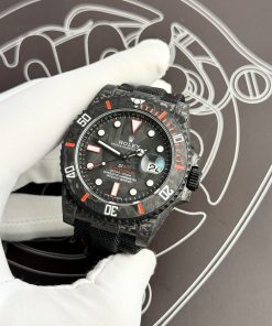 Rolex Submariner Diw Carbon Red Color Best Replica Watch 41mm (3)