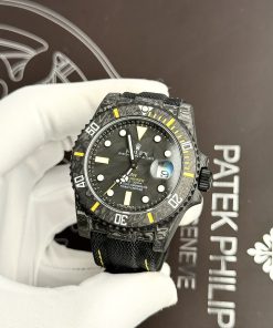 Rolex Submariner Diw Carbon Yellow Color Best Replica Watch 41mm (2)