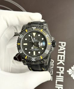 Rolex Submariner Diw Carbon Yellow Color Best Replica Watch 41mm (2)