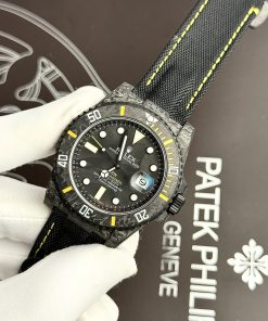 Rolex Submariner Diw Carbon Yellow Color Best Replica Watch 41mm (2)