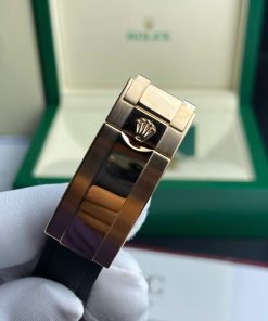 Rolex Yacht-Master Best Replica Watch Gold Wrapped + Moissanite Diamonds Custom 40mm (2)